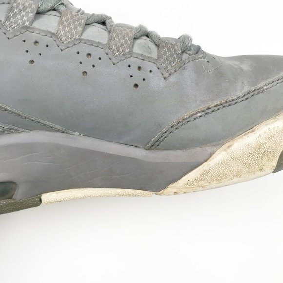 AIR JORDANS Flight Kids Gray High Top Sneakers Youth 4.5 - Picture 8 of 14